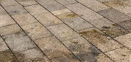 Pavaj înainte de curățare - Târgoviște